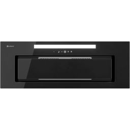 Globalo Exclusive Loteo okap kuchenny 79,6 cm podszafkowy czarny LOTEO_80_4_BLACK