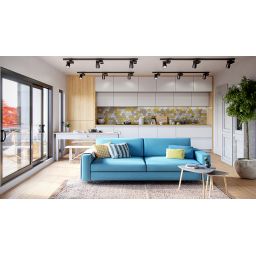 Globalo Exclusive Loteo okap kuchenny 79,6 cm podszafkowy biały LOTEO_80_4_WHITE