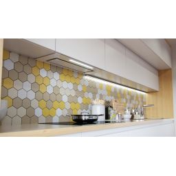 Globalo Exclusive Loteo okap kuchenny 79,6 cm podszafkowy biały LOTEO_80_4_WHITE