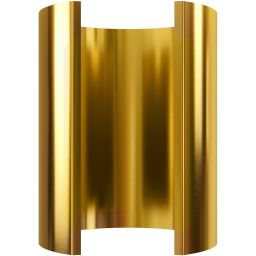 Globalo Design Roxano/Heweno przedłużka 39 cm górna do okapów złota MASKOWNICA_ROX/HEW_GOLD