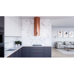 Globalo Design Roxano/Heweno przedłużka 39 cm górna do okapów miedziana MASKOWNICA_ROX/HEW_MIEDZ