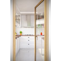 Globalo Design Nomina okap kuchenny 80 cm ścienny stal NOMINA_80_4_SENSOR