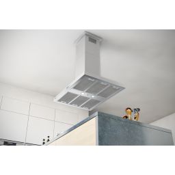 Globalo Design Nomina okap kuchenny 90 cm ścienny stal NOMINA_ISOLA_90_4_SENSOR