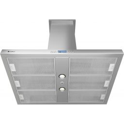 Globalo Design Nomina okap kuchenny 90 cm ścienny stal NOMINA_ISOLA_90_4_SENSOR