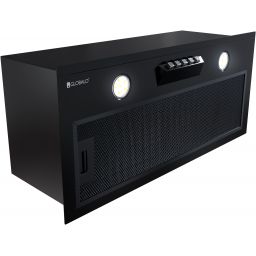 Globalo Design Nowimo okap kuchenny 59,6 cm podszafkowy czarny NOWIMO_60_1_BLACK