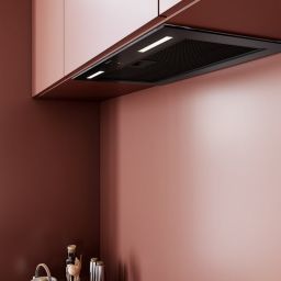 Globalo Design Pimotion okap kuchenny 60 cm podszafkowy czarny PIMOTION_60_1_BLACK