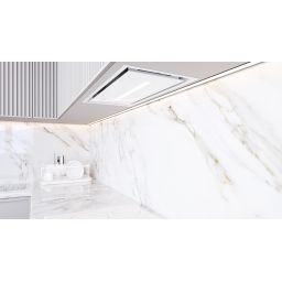 Globalo Silent Quality Pinelio okap kuchenny 59,6 cm podszafkowy biały PINELIO_60_1_WHITE