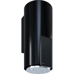 Globalo Design Roxano okap kuchenny 50 cm ścienny czarny ROXANO_39_1_BLACK