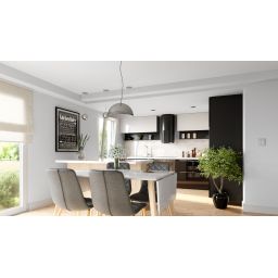 Globalo Design Roxano okap kuchenny 50 cm ścienny czarny ROXANO_39_1_BLACK