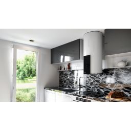 Globalo Design Roxano okap kuchenny 50 cm ścienny biały ROXANO_39_1_WHITE