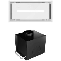 Globalo Design Saredo okap kuchenny 60 cm podszafkowy biały SAREDO_60_1_WHITE_+_TW_1_2