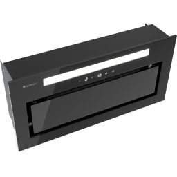 Globalo Design Silentio okap kuchenny 59,6 cm podszafkowy czarny SILENTIO_60_2_BLACK