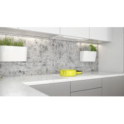 Globalo Design Silentio okap kuchenny 59,6 cm podszafkowy biały SILENTIO_60_2_WHITE