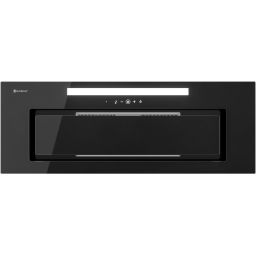 Globalo Design Silentio okap kuchenny 79,6 cm podszafkowy czarny SILENTIO_80_2_BLACK