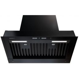 Globalo Design Vellaris okap kuchenny 60 cm podszafkowy czarny VELLARIS_60_1_BLACK