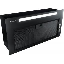 Globalo Design Viledo okap kuchenny 59,8 cm podszafkowy czarny VILEDO_60_1_BLACK