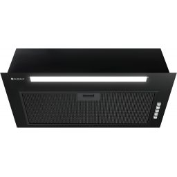 Globalo Design Viledo okap kuchenny 59,8 cm podszafkowy czarny VILEDO_60_1_BLACK