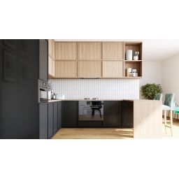 Globalo Design Viledo okap kuchenny 59,8 cm podszafkowy czarny VILEDO_60_1_BLACK