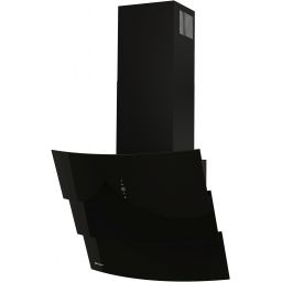 Globalo Design Vintio okap kuchenny 74,6 cm ścienny czarny VINTIO_75_2_BLACK