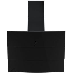 Globalo Design Vintio okap kuchenny 74,6 cm ścienny czarny VINTIO_75_2_BLACK