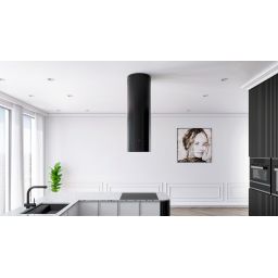 Lanilia Wereniso okap kuchenny 39 cm wyspowy czarny WERENISO_ISOLA_39.1_BLACK