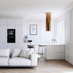 Lanilia Wereniso okap kuchenny 39 cm wyspowy złoty WERENISO_ISOLA_39.1_CARMEL_GOL