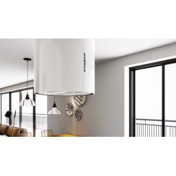 Lanilia Wereniso okap kuchenny 39 cm wyspowy biały WERENISO_ISOLA_39.1_WHITE