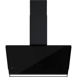 Globalo Design Zenesor okap kuchenny 90 cm ścienny czarny ZENESOR_90_2_BLACK