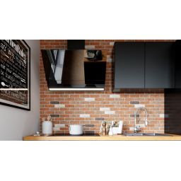 Globalo Design Zenesor okap kuchenny 90 cm ścienny czarny ZENESOR_90_2_BLACK