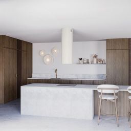 Globalo Exclusive Callia Isola okap kuchenny 39 cm wyspowy złamana biel CALLIA_ISOLA_39_1_IVORY