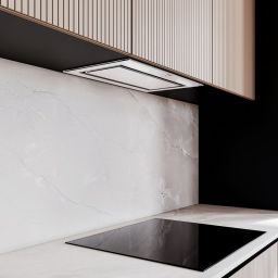 Globalo Design Lumotion 60.1 White Gest okap kuchenny 60 cm podszafkowy biały LUMOTION_60_1_WHITE