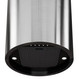 Lanilia Newelio okap kuchenny 38 cm wyspowy stal NEWELIO_ISOLA_39_1_INOX