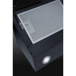 iceBerg Pure okap kuchenny 60 cm ścienny czarny PURE60BK