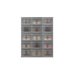 Joseph Joseph ShoeCase Premium organizer na buty 6 szt 37,5x21,7x27,9 cm szary 55014