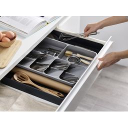 Joseph Joseph Drawer Store organizer na sztućce rozsuwany szary/grafitowy 85166
