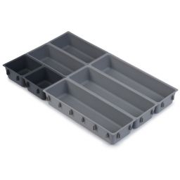 Joseph Joseph Drawer Blox organizer do szafki modułowy siedmioelementowy szary 85199