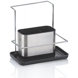 Kela Palita organizer 20x11,5x19 cm czarny/stal 12156