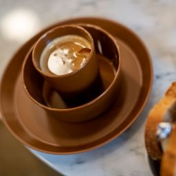 Koziol Connect Bowl miseczka 400 ml brązowa 3102674