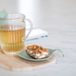 Koziol Leaf-On zestaw podstawek zielony/szary/różowy 3556317