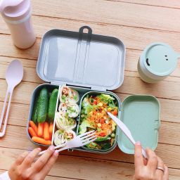 Koziol Klikk zestaw sztućców szary 4003670