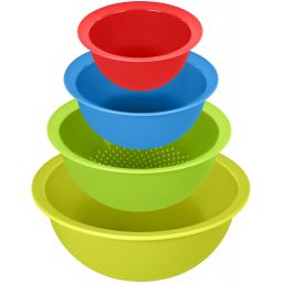 Rotho zestaw misek kuchennych z sitkiem 1161799998