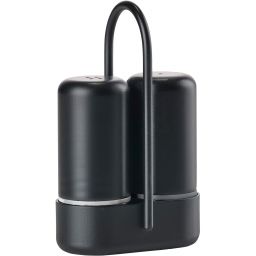 Zone Denmark Solo pojemnik na sól i pieprz 6,5x3,3x8,9 cm czarny 10542