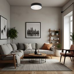 Argon Darling plafon 5x15W czarny 2084