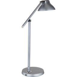 Globo Lighting Halvar lampa biurkowa 1x8 W biała-szara 58437G