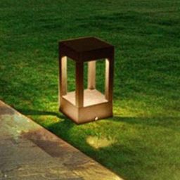 Abigali Qube lampa stojąca zewnętrzna 1x5W LED czarna GLQ200WW