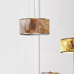 Abigali Marble Stone lampa wisząca 1x40 W złota-marmur MPLR-6631-601