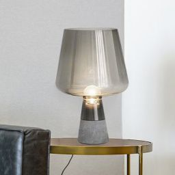 Abigali Goblet lampa stołowa 1x40W przydymiona/szara TLS-E14