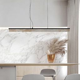 Abigali Marble Stone lampa wisząca 1x30 W czarna-brązowa MPLS-6602-606R