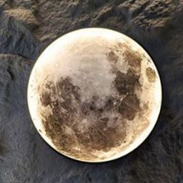 Abigali Moon kinkiet 1x24W LED czarny/biały MOON