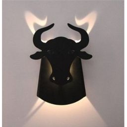 Abigali Origami Bull kinkiet 1x6W LED czarny BULL-B